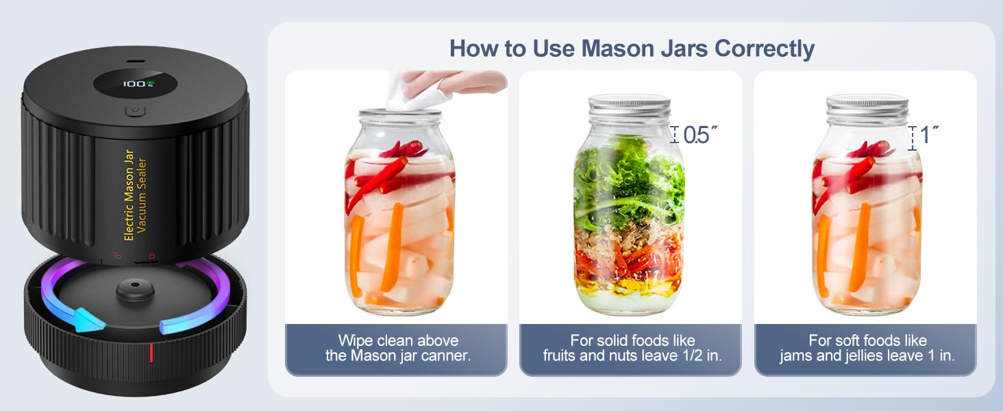 canning jar vacuum sealer