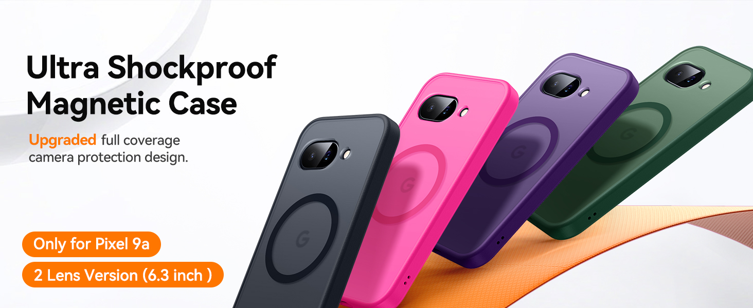 Only Compatible with Google Pixel 9a Case 6.3 inch