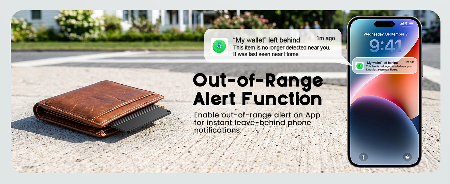 tracking card for wallet