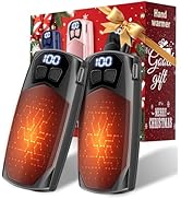 Kesguar Hand Warmers Rechargeable 2 Pack - 6000mAh Electric AI Handwarmers, LED Display &amp; 5-Level...