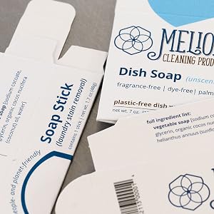 Meliora Cleaning Products Dish Soap Recyclable Plastic-Free