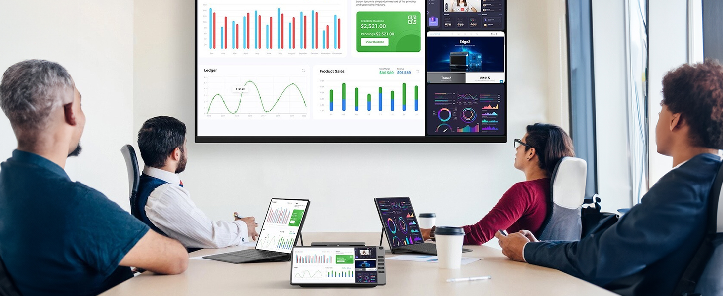 BolAAzuL HDMI Splitter 1 Input 4 Output Support 4KX2K,1080P@60Hz, HDR, 1 Source to 4 HDMI displays