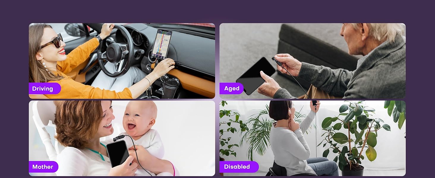 Magnetic Phone Charger Cable Adapter