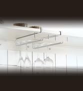 wine glass rack hanger organizer under cabinet metal wine glass holder stemwares racks hangers 