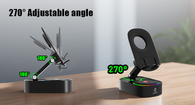Cell Phone Stand with Wireless Bluetooth