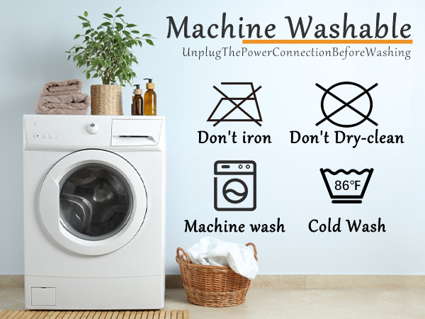 Heated Blanket Throw Size, 50'' X 60''