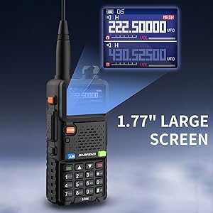 BAOFENG 5RM 10W Ham Radio Multi-Band Two Way Radio NOAA Weather Receiver Handheld Walkie Talkies