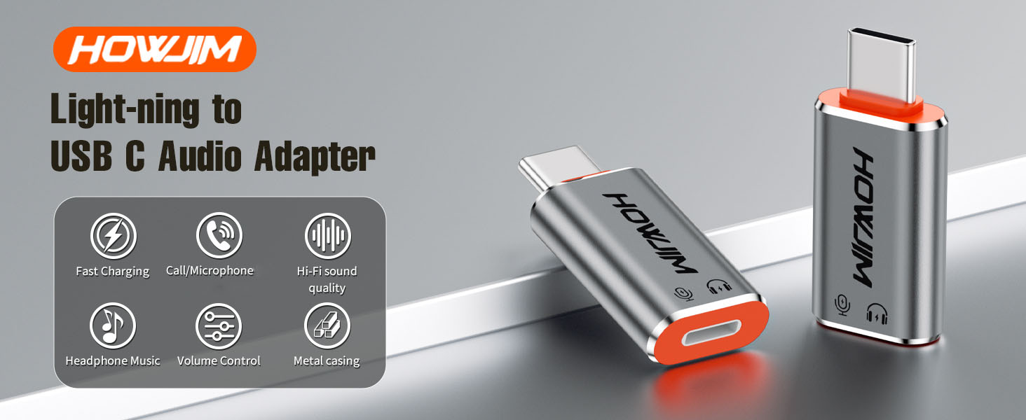 lightning to usb c adapter audio