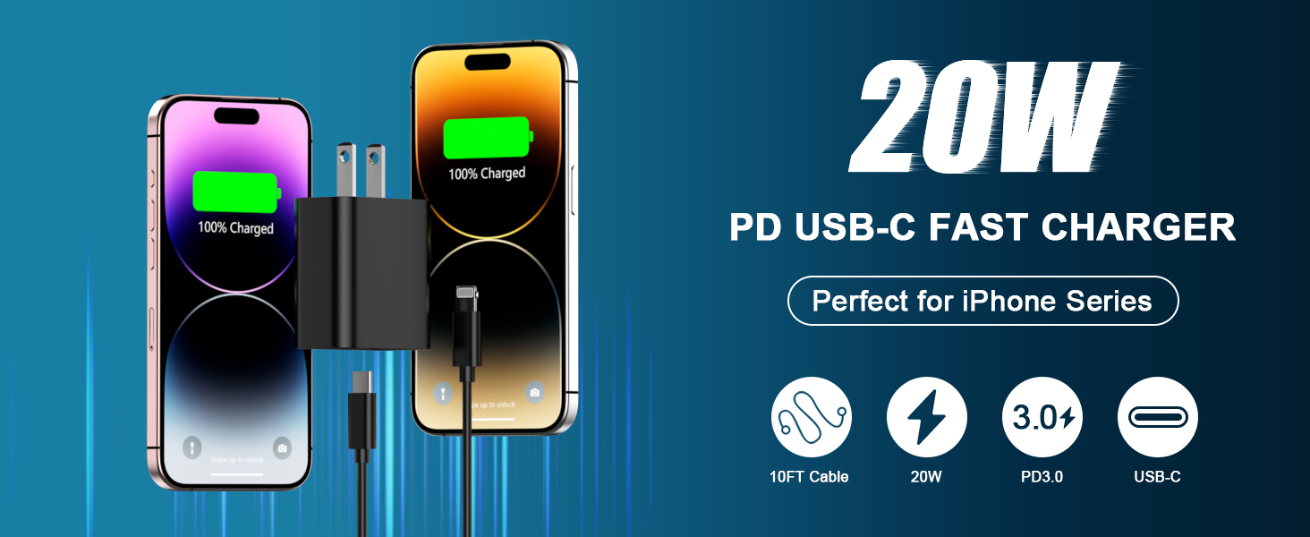 20w usb c charger fast charging