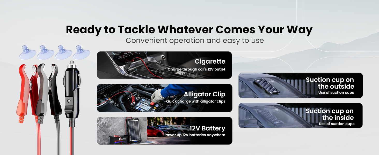 solar trickle charger for car battery 12v