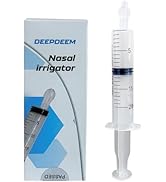 Deepdeem Nasal Irrigator Syringe – Sinus &amp; Allergy Relief with Gentle Nasal Irrigation for Conges...