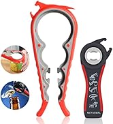 Latest Jar Opener Bottle Opener for Weak Hands, 6 in 1 Multi Function Can Opener Bottle Opener Ki...