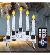 LED Candle Soldering Project, ICSTATION Remote Control Candle Light Soldering Practice Kit with 1...
