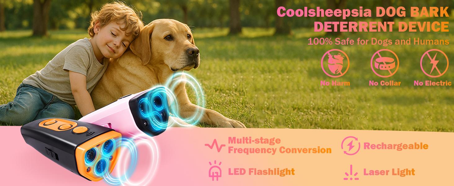 ultrasonic dog bark deterrent device