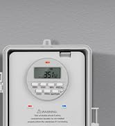 Suraielec Pool Timer, 7-Day Programmable Digital Box Timer Switch, 40 AMP, 2HP, 120, 240, 277 VAC...