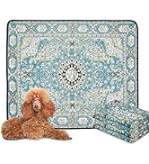 Qeils Washable Pee Pads for Dogs, 2 Pack Reusable Puppy Pads 36"x41" Super Absorbent Leakproof Do...