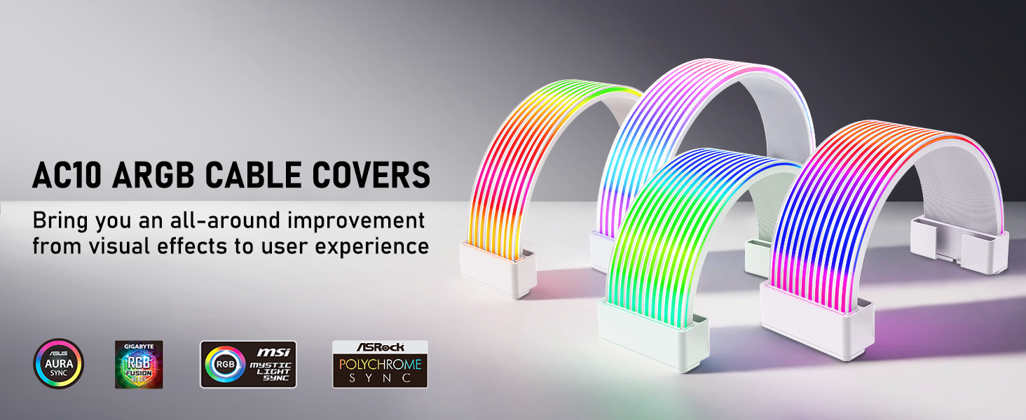 RGB PSU Extension Cable Cover Kit