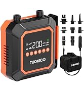 Tuomico Paddle Board Electric Pump Max 20 PSI High Pressure Sup Air Pump-Auto-Off, Portable Infla...
