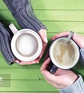 BESTINNKITS Smart Coffee Set Auto On/Off Gravity-Induction Mug Office Desk Use, Candle Wax Cup Wa...