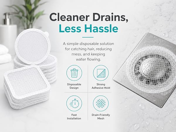 Disposable Drain Hair Catcher