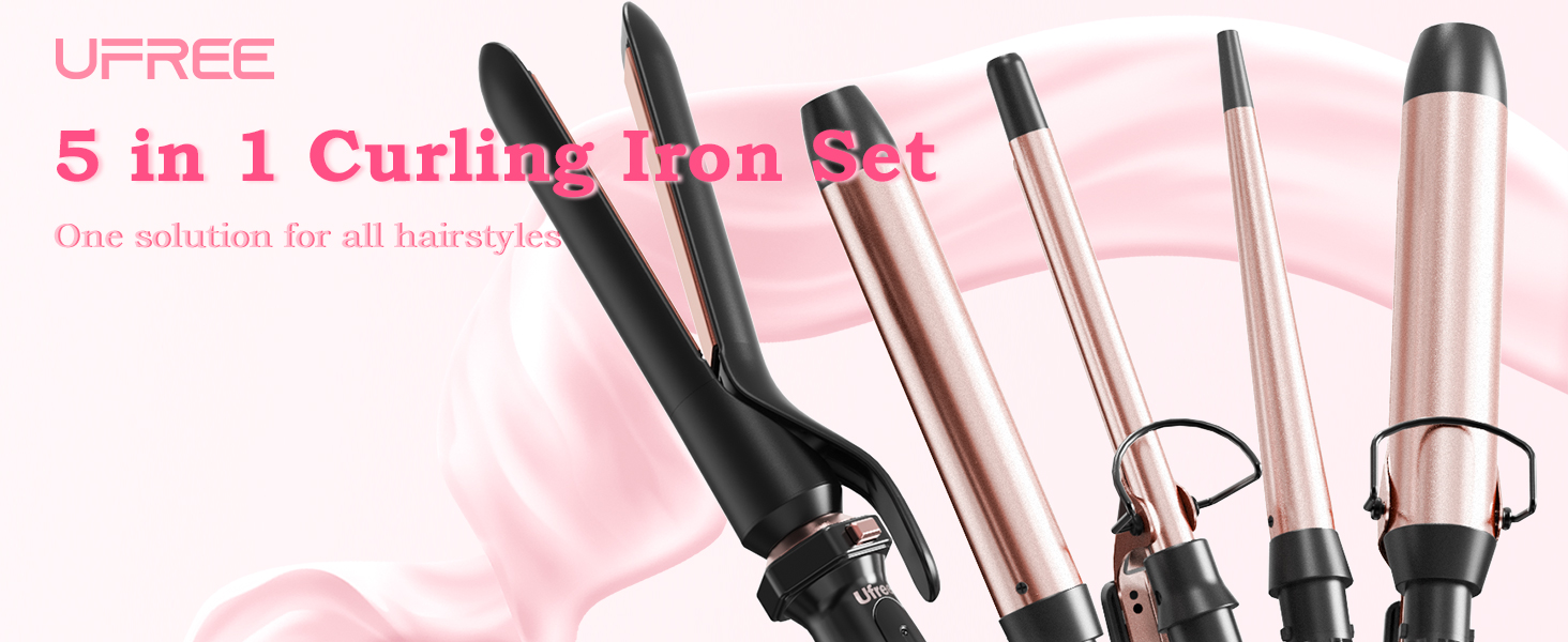 curling iron set hair straightener flat iron