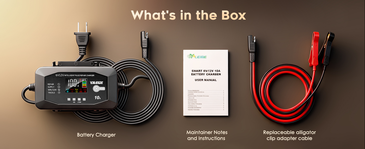 Battery Charger – Automatic Maintainer, Trickle Charger &amp;amp;amp; Desulfator