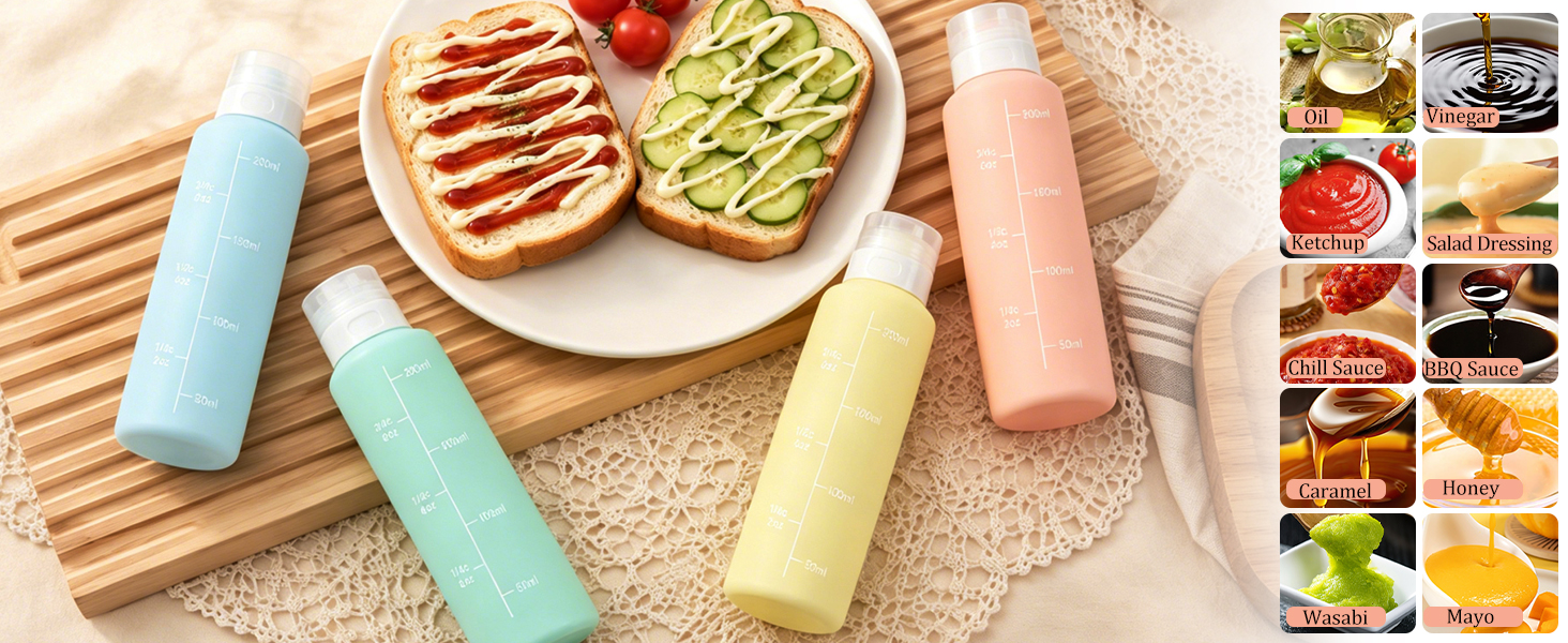 Condiment Squeeze Bottles