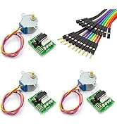 WWZMDiB 28BYJ-48 ULN2003 5V Stepper Motor and Driver Board kit Compatible with Arduino Raspberry ...