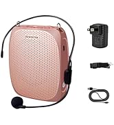 ZOWEETEK Voice Amplifier Microphone Headset for Teachers, Original Personal Voice Amplifier, Work...