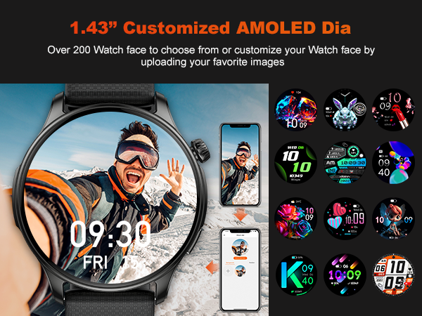 200+ Personalized Watch Faces