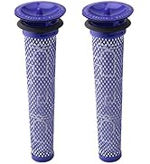 Wolfish 2 Pack Replacement Pre Filters for Dyson DC58, DC59, V6, V7, V8. Replaces Part 965661-01.