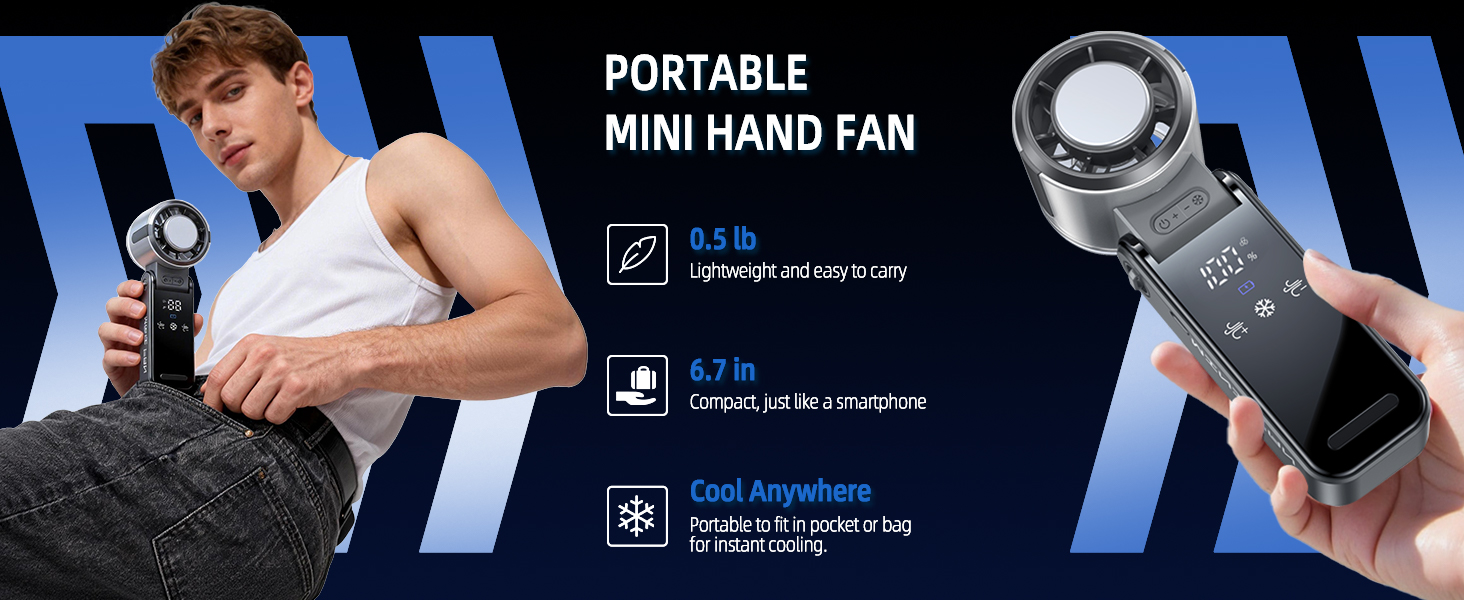 Portable Handheld Turbo Fan