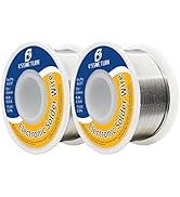 Essmetuin Tin Lead Rosin Core Solder Wire for Electrical Soldering, Circuit Board, DIY Home Appli...