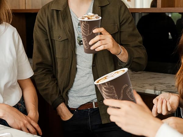 12oz coffee cups hot/cold cups 12 oz hot disposable cups 12 oz water cups disposable paper cups