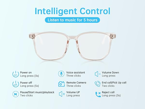 blue light smart glasses