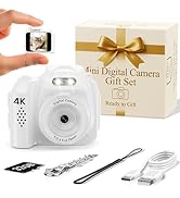FLATIC Mini Keychain Camera (White)