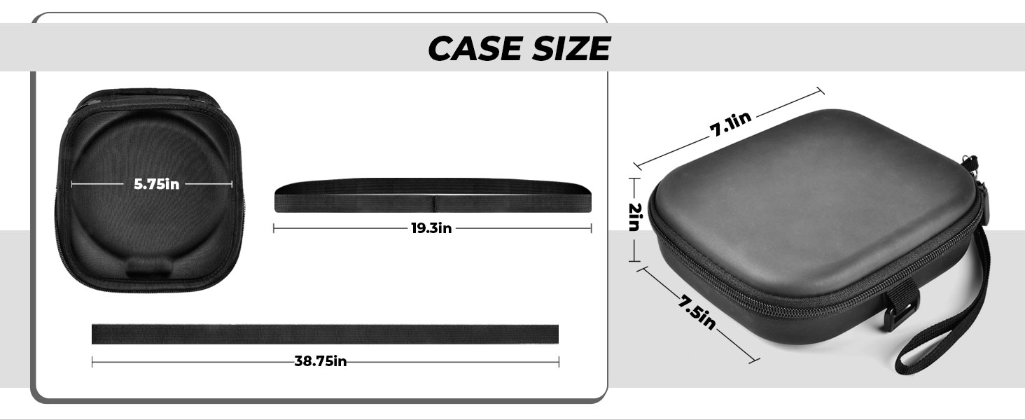 Portable cd player storage case