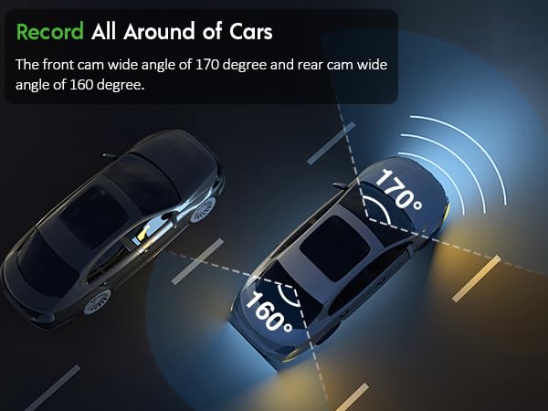 dash cam front and rear