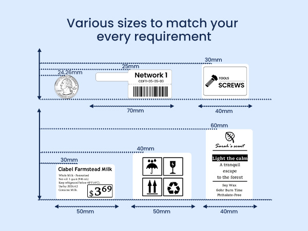 Clabel Thermal Sticker Label Paper