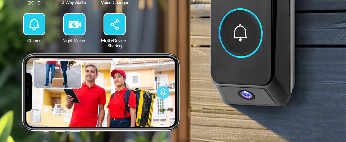 wireless video doorbell