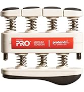 Prohands PRO Hand Exerciser, Finger Exerciser (Hand Grip Strengthener), Spring-Loaded, Finger-Pis...