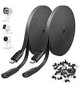 Uogw 2Pack 10ft Micro USB Extension Cable Compatible with Zmodo,Wyze Cam V4,Wyze Cam OG,WYZE Cam ...