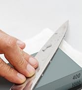 Sharp Pebble Premium Whetstone Knife Sharpening Stone 2 Side Grit 400/1000 Wetstone Kit