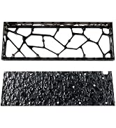 JSJT Hollow Mechanical Keyboard Case, PC Material Transparent Black Mechanical Keyboard Shell, DI...