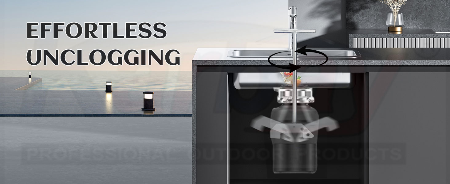 Garbage Disposer Unjamming Wrench