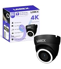 Lorex Connect (New App) | V-Series | 8Ch 4K NVR System | 3 Dome PoE Cameras | Black IP Cameras | No ...