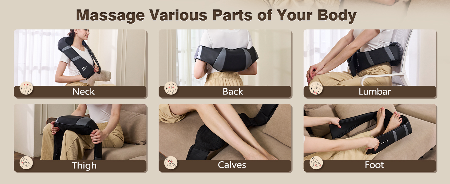 Massage Various Parts of Your Body