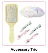 hair brush clips shower cap
