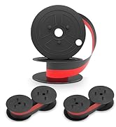 3Pcs Sharp El-1197PIII Calculator Ribbon - Black and Red Ribbon Spool Replacement Universal Typew...