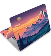 SUPERDANT Laptop Skin Sticker Sunset Mountain Laptop Decals Personalized Universal Notebook Compu...